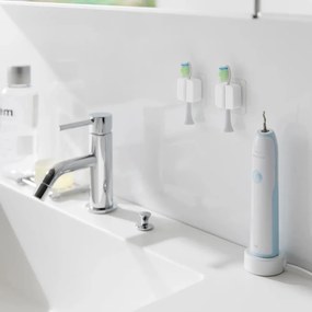 Supporto multifunzione in silicone bianco in set da 2 Film Hook - YAMAZAKI