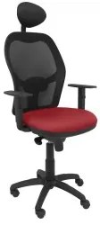 Sedia Ufficio con Poggiatesta Jorquera PC ALI933C Rosso Rosso Granato