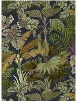 Josephine Munsey Carta da parati Palm Grove - Midnight and Green