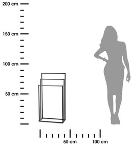 Porta asciugamani 85x45 cm
