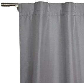 Tenda Linen grigio, passanti nascosti 140x300 cm