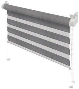 Tenda a pacchetto giorno/notte grigia 80x150 cm Zebra – Gardinia