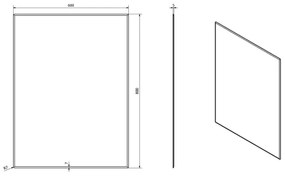 Sapho - Specchio ACCORD 60x80 cm