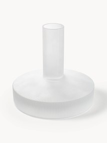 Decanter in vetro soffiato millerighe Ripple, 1,1 L