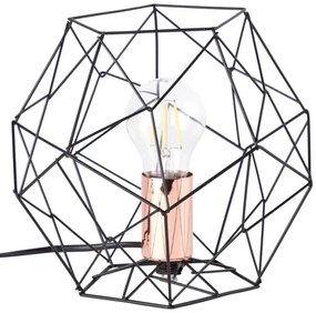 Brilliant - Lampada da tavolo SYNERGY 1xE27/60W/230V nero/rame