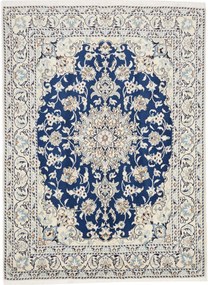 Nain Tappeto persiano 200x150 Blu (Iran) Annodato A Mano