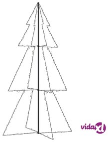vidaXL Albero di Natale a Cono 300 LED per Interni Esterni 120x220 cm