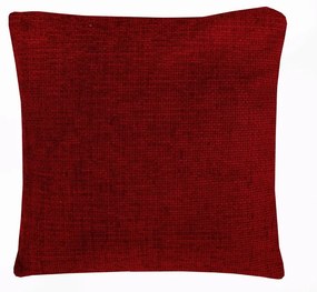 Federa cuscino Intreccio Jacquard Chenille rosso