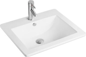 Mexen Lora lavabo da incasso 53 x 46 cm, bianco - 25365300