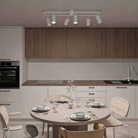 Plafoniera con 6xGU10/30W/230V bianca