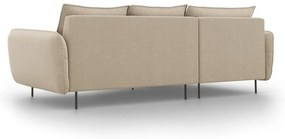 Divano angolare beige, angolo sinistro Vienna - Cosmopolitan Design