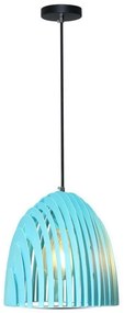 Lampadario a sospensione con filo 1xE27/60W/230V blu