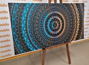 Stampa su tela – Mandala con motivo solare