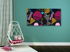 Quadro su tela – Motivo Memphis moderno