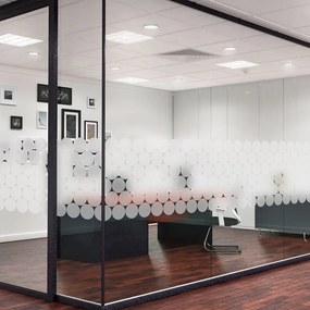 Set di adesivi per finestra 50 pz 10x10 cm Clackout Circle – Ambiance