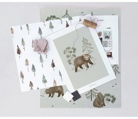Carta da parati per bambini 10 m x 50 cm Pine Woods - Lilipinso