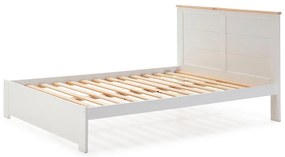 Letto matrimoniale bianco 140x190 cm Akira - Marckeric