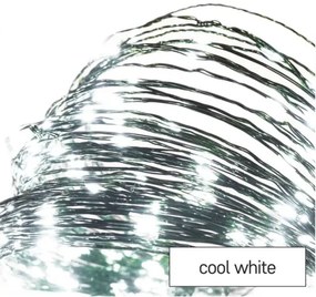 Catena LED da esterno natalizia 40xLED/9m IP44 bianco freddo