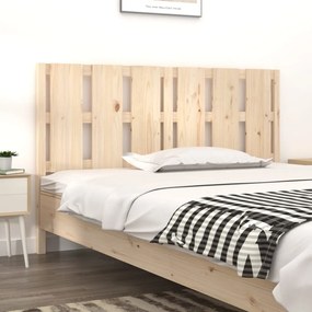 Testiera Per Letto 155,5x4x100 Cm Legno Massello Di Pino /