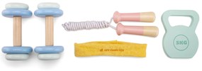 Set fitness in legno per bambini