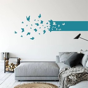Adesivo da parete con cintura di farfalle | Inspio