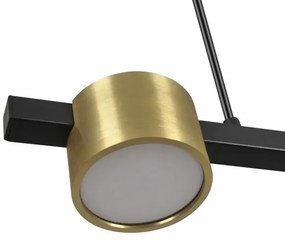Lampadario LED a sospensione con filo MIRELLA 3xGX53/6W/230V oro/nero