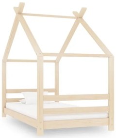 Giroletto per Bambini in Legno Massello di Pino 80x160 cm
