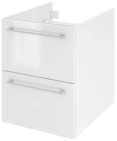 Mobile da bagno sotto lavabo Remix  lucido L 60 x H 58 x P 35 cm 2 cassetti, lavabo non incluso