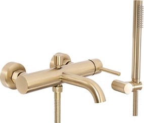 Rubinetto da vasca Rea Lungo Brush Gold