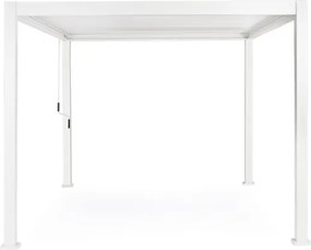 Pergola Bioclimatica 3x4 In Alluminio Con Tetto Lamellare Bianca Ocean Bizzotto