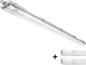 Apparecchio tecnico LED per tubi fluorescenti T8 2xG13/18W/230V 6500K IP65 127 cm