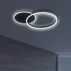 Plafoniera LED ROMAN LED/33W/230V 4000K nero