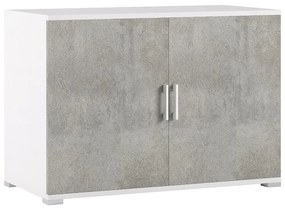 Mobile Multiuso L 90 x H 66 x P 45 cm grigio cemento