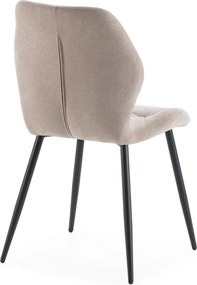 Sedie da pranzo beige in set da 4 Luna - Marckeric