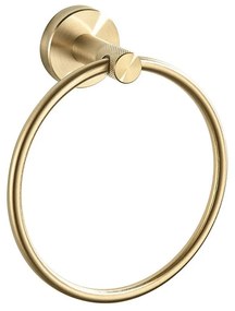 Portasciugamano da bagno Ring 6610 Modern Brush Gold