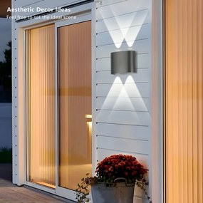 Brilagi - Applique da esterno a LED FLAREBOX LED/4W/230V antracite IP65