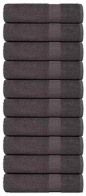 Asciugamani 10 Pz Antracite 50x100 Cm 360 G/m² 100% Cotone /