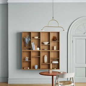 Libreria a sospensione in rovere naturale 70x70 cm Mistral - Hammel Furniture