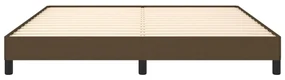 Giroletto marrone scuro 160x200 cm in tessuto