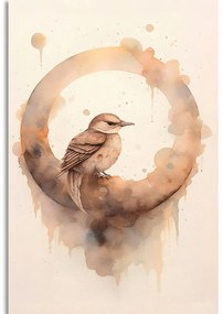Quadro su tela – Uccellino sognante
