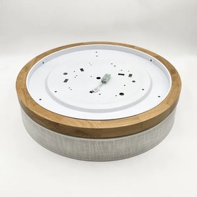 Brilagi - Plafoniera LED BELLADONNA LED/36W/230V Ø 50 cm bianco/rovere