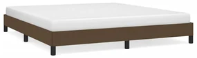 Giroletto marrone scuro 160x200 cm in tessuto