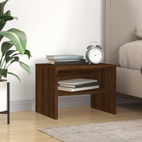 Comodino Rovere Marrone 40x30x30 Cm Legno Multistrato /