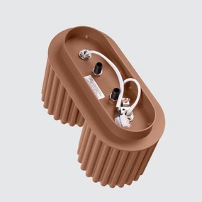 Sollux SL.1805 - Faretto AURA 2xGU10/10W/230V marrone