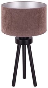 Duolla - Lampada da tavolo LYON 1xE27/15W/230V diametro 30 cm marrone