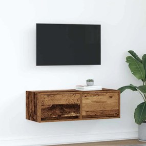 Mobile Porta Tv Legno Antico 80x31x25,5 Cm Legno Multistrato /