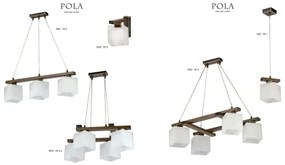 Jupiter 1092 - PO3 - Lampadario a sospensione POLA 3xE27/60W/230V