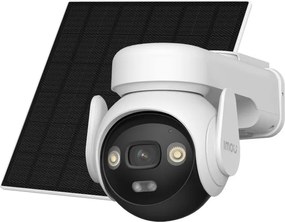 Telecamera da interno/esterno AOV IMOU 4G e Wi-Fi risoluzione 3K 5MP a batteria ricaricabile