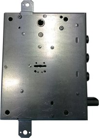 Serratura a incasso 6380537008 doppia mappa per porta d'ingresso, entrata 8.9 cm, interasse 89 mm