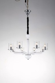 Lampadario Aurora Elegance Colore Bianco 40W